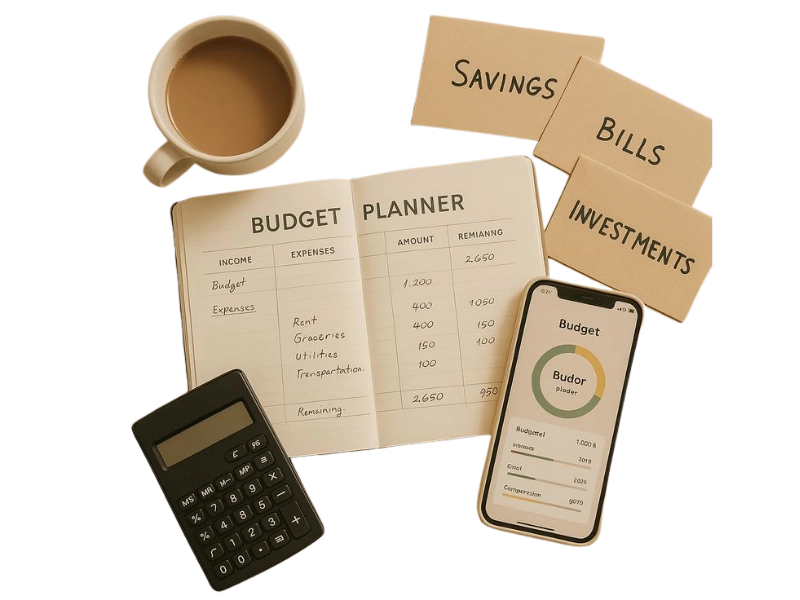 emergency fund savings plan written in notebook step by step guide